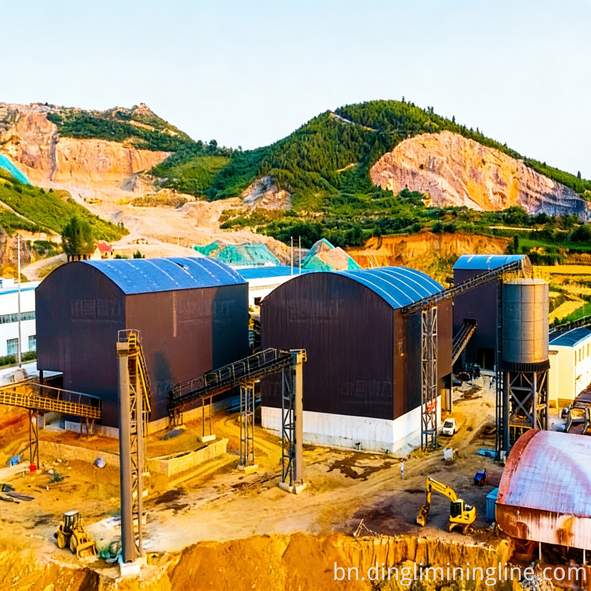 Simple Structure Sand Making Line